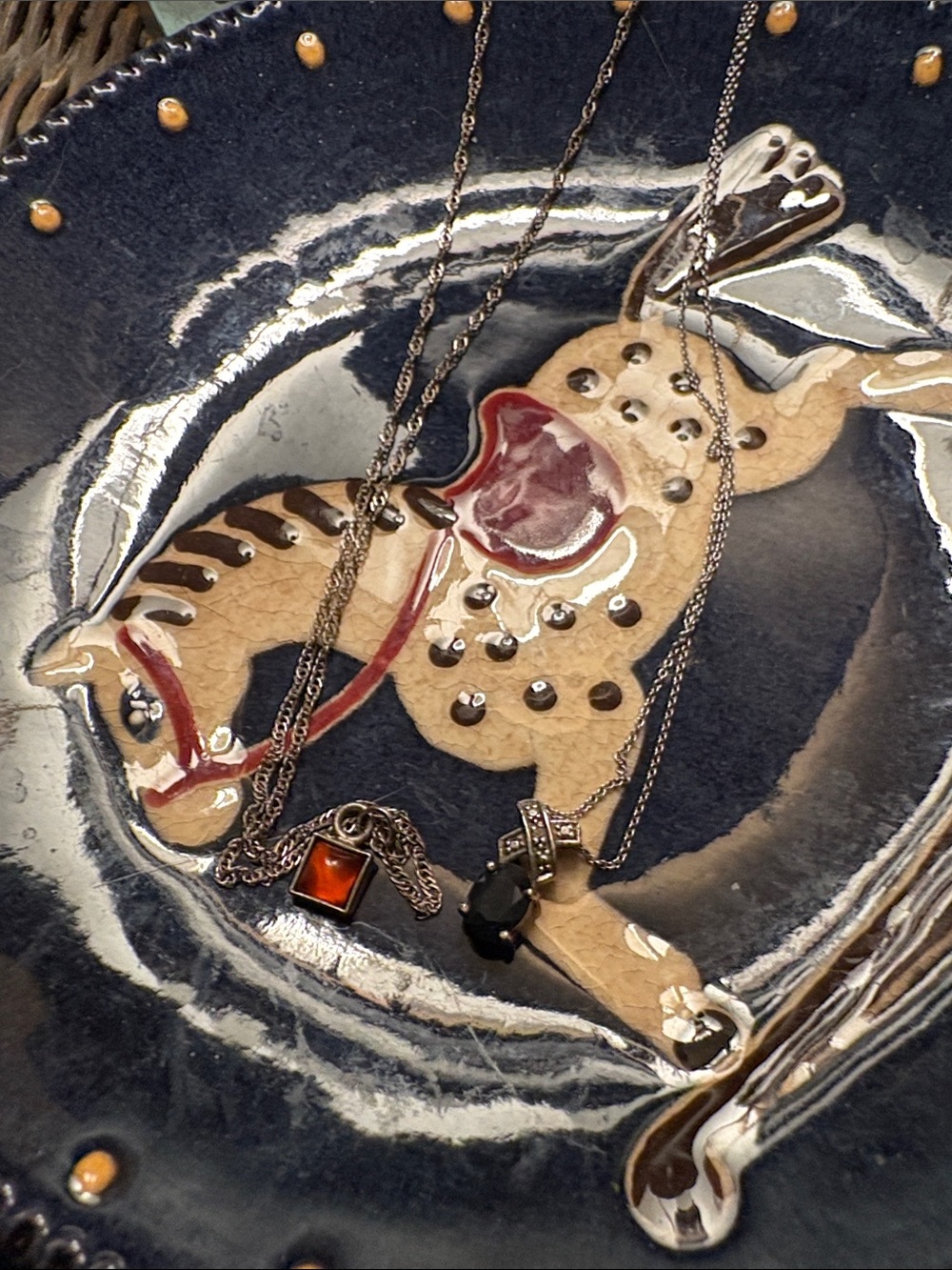 Sterling Gemstones Sterling Pendant Necklaces (2)